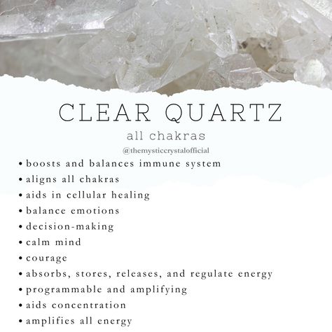 Crystals Clear Quartz, Clear Crystals Meaning, Clear Quartz Meaning Crystal Healing, White Crystal Meaning, Clear Crystal Quartz Meaning, What Does Clear Quartz Do, Quartz Meaning Crystals, Clear Quartz Crystal Meaning, Clear Quartz Meaning