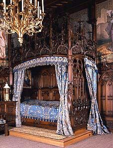 King Ludwig of Bavaria Castle Bavaria, Mansion Homes, Chateau Medieval, Castle Mansion, Castles Interior, Neuschwanstein Castle, Beautiful Castles, Canopy Bed, Bavaria Germany