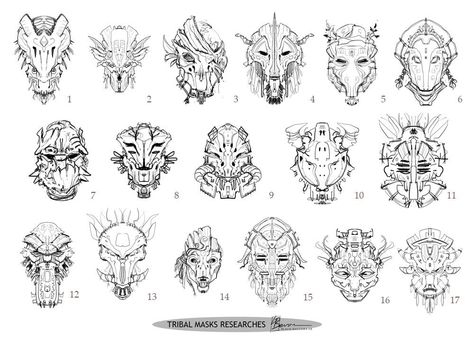 Face Mask Design Art, Black Baccara, Futuristic Helmet, Character Face, Mask Drawing, Design Art Drawing, Short Movie, Face Mask Design, Full Face Mask