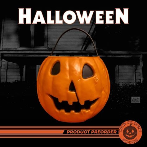 Trick or Treat Studios on Instagram: "A classic pumpkin pail, but so much better. NEW Halloween 1978 Pumpkin Pail is now available for pre-order! ⁠ ⁠ Shipping in November 2022, this will be a great way to keep Halloween going all year round.⁠ ⁠ 🎃 LINK IN BIO" Pumpkin Pail, Halloween 1978, Trick Or Treat Studios, Haunted Houses, Halloween 2, Halloween Haunted Houses, Michael Myers, Halloween Haunt, In November