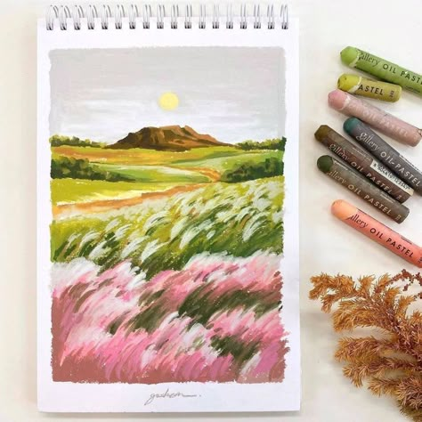 Oil Pastels Drawing, Color Pencil Illustration, Soft Pastel Art, Oil Pastels Painting, Crayon Drawings, Pastel Crayons, Oil Pastel Paintings, Oil Pastel Art, Oil Pastel Drawings