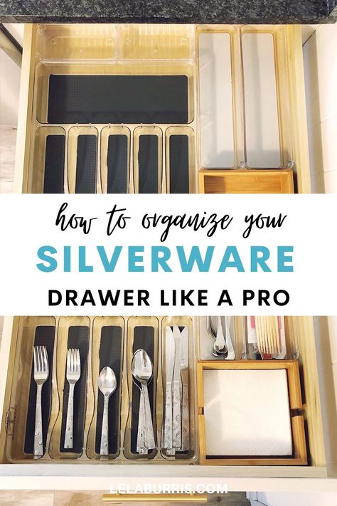 Silverware Storage Drawer, Organized Silverware Drawer, Flatware Drawer Organization, Organizing Silverware Drawer, Silverware Organization Small Drawer, Silverwear Drawer Organization, Organize Silverware Drawer, Silverware Drawer Organization, Flatware Organization