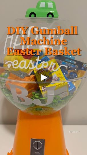 6.9K views · 179 reactions | A DIY Gumball Machine for an Easter Basket is such a cute idea! I kept seeing this DIY all over social media so I had to try it and I love it!! #easter #gifts #easterbasketideas #fyp #reelsfacebook #diycraft #diy #lifestyleblogger #contentcreator #artsandcrafts #craftsforkids #dollartreefinds #dollartree | Regal Impress | Regal Impress · Original audio Dollar Tree Easter Basket, Diy Gumball Machine, Apple Watch Bands Fashion, Dollar Tree Hacks, Dollar Tree Finds, Easter Basket Diy, Easter Projects, Easter Crafts Diy, Gumball Machine