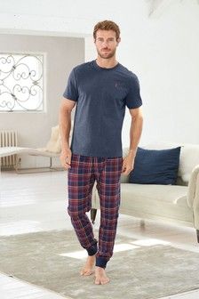 Mens Pyjamas & Nightwear | Mens Loungewear, PJs & Robes | Next Home Outfit Comfy, Mens Leisure Wear, Clothes Moodboard, Mens Pyjamas, Mens Lounge, Family Brunch, Mens Nightwear, Comfy Pjs, Family Story