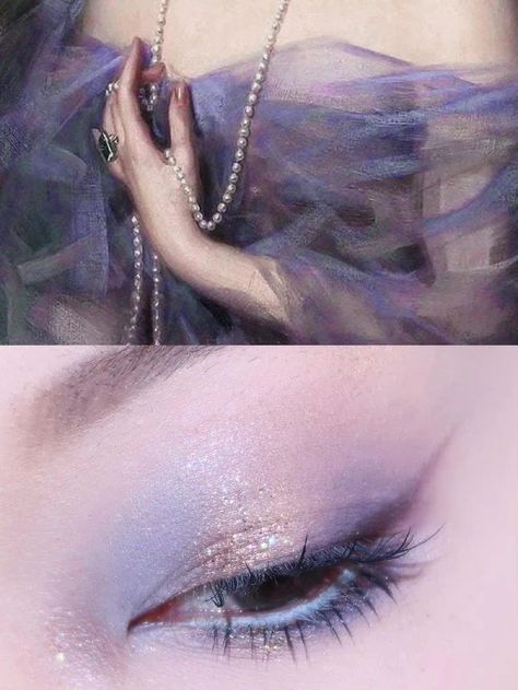 Fae Aesthetic, Futuristic Makeup, Soft Eye Makeup, Pastel Makeup, Cute Eye Makeup, Purple Pastel, Swag Makeup, Ethereal Makeup, Cool Makeup Looks