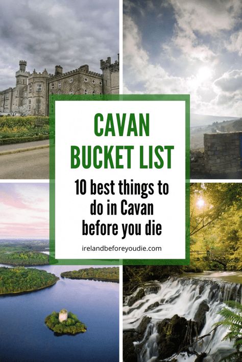 Top 10 BEST things to do in CAVAN, Ireland (County Guide) County Cavan, Ireland Bucket List, Norman Castle, Best Of Ireland, Limestone Caves, Ireland Road Trip, Park River, Ireland Travel Guide, Irish Eyes Are Smiling