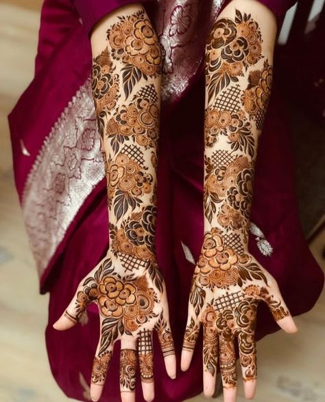 Hina Design, Bridal Henna Design, Bride Mehndi, Mehandhi Designs, Rajasthani Mehndi Designs, Front Mehndi Design, Dubai Design, Bridal Mehandi, Kheer Recipe