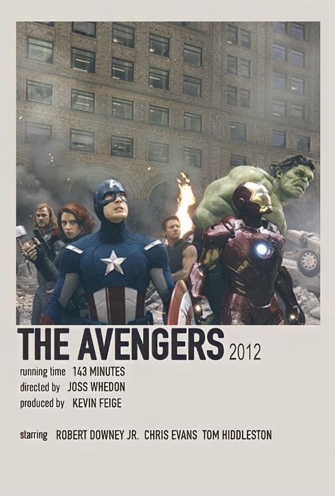 The Avengers 2012, Avengers Movie Posters, Minimalist Polaroid Poster, Series Posters, Marvel Movie Posters, Avengers Poster, Avengers 2012, Most Paused Movie Scenes, Iconic Movie Posters