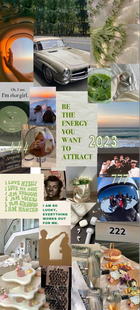 Lockscreen Vision Board, Clean Girl Lockscreen, Vision Board Lockscreen, Aesthetic Angel Numbers, Goals Affirmations, Affirmation Lockscreen, Vision Board 2023, Aesthetic Vision Board, Action Board