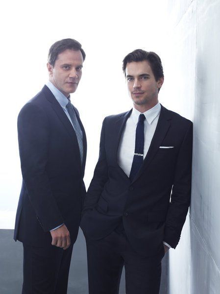 Matt Bomer and Tim DeKay  (White Collar) Willie Garson, White Collar Quotes, Matt Bomer White Collar, Neal Caffrey, Cast Photos, Show White, Matt Bomer, Celebrity Dads, Best Tv Shows