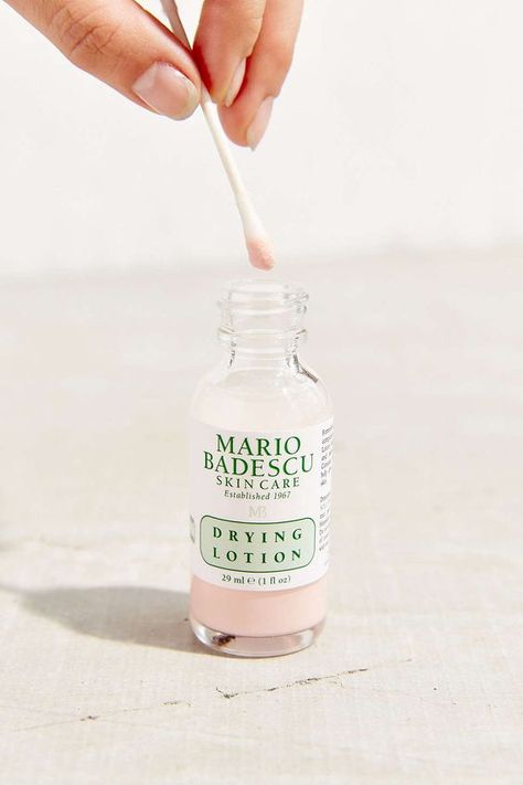 Face Skin Care Products, Drying Lotion, Mario Badescu Drying Lotion, Natural Hair Mask, Mario Badescu Skin Care, Acne Spots, Mario Badescu, Cotton Swab, Fashion Wishlist