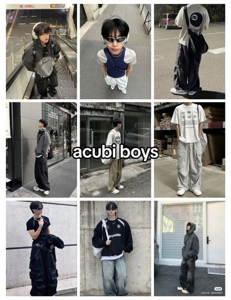 Types Of Boys Aesthetic, Acubi Boy Style, Acubi Outfits Men, Acubi Boy, Acubi Men, Y2k Boy Outfits, Acubi Fashion Men, Masc Outfits, Boys Style