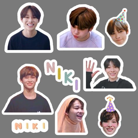 Enhypen Stickers Printable Niki, Enhyphen Sticker Printable, Niki Sticker Printable, Enhypen Niki Stickers, Enhypen Journal Stickers Printable, Enhypen Stickers Printable Aesthetic, Enhypen Stickers Printable, Skz Stickers Printable, Niki Sticker