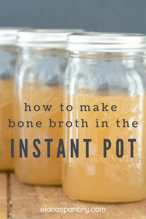 Instant Pot Bone Broth, Bone Broth Instant Pot, Making Bone Broth, Homemade Bone Broth, Bone Broth Recipe, Beef Bone Broth, Detox Soup, Broth Recipes, Gut Healing