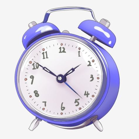 Alarm Clock Png, Blue Alarm Clock, Simple Alarm Clock, Clock Clipart, Free School Supplies, Clock Alarm, Blue Clocks, Blue Banner, Blue Clouds