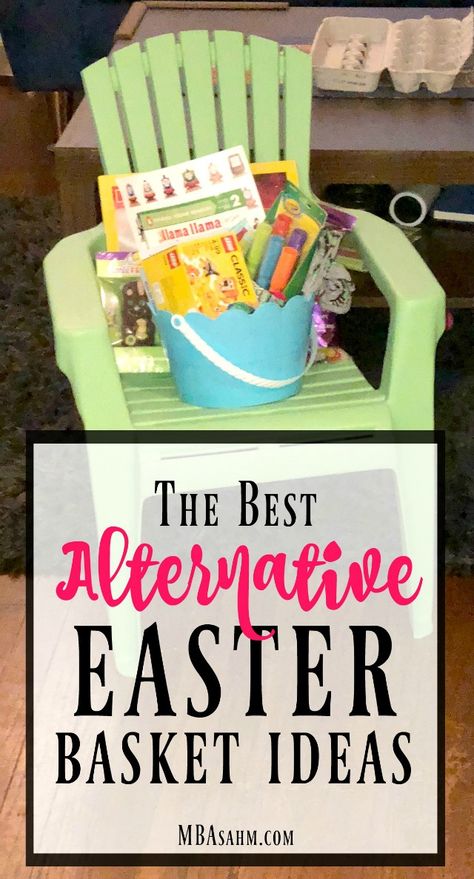 If you're tired of using an Easter basket every year, try some of these alternative Easter basket ideas to make the morning even more fun and exciting! Alternative Easter Basket Ideas, Easter Basket Alternatives, Unique Easter Baskets, Easter Gift For Adults, Easter Crafts For Toddlers, Easter Basket Ideas, Family Easter, Easter Basket Diy, Egg Crafts