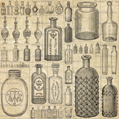 Antique Apothecary Bottles, Vintage Potion Bottles, Vintage Apothecary Bottles, Glass Bottle Aesthetic, Vintage Poison Bottle, Bottles Aesthetic, Vintage Bottles Antiques, Vintage Medicine Bottle, Antique Medicine Bottles