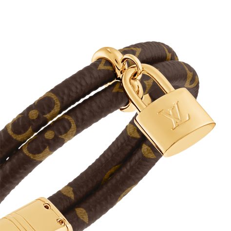 LOUIS VUITTON® - Keep It Twice Bracelet - Monogram Twice Bracelet, Pandora Bracelet Charms Ideas, Louis Vuitton Logo, Louis Vuitton Trunk, Expensive Jewelry Luxury, Pandora Bracelet Charms, Louis Vuitton Accessories, Expensive Jewelry, Lv Handbags