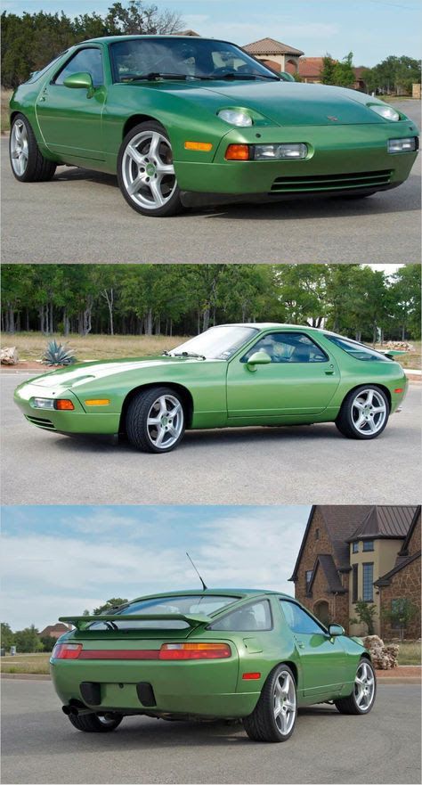 Christmas Porsche, 928 Porsche, Porsche 928 Gts, 928 Gts, Porsche 924s, Green Cars, Porsche Sports Car, Porsche 924, Porsche Motorsport