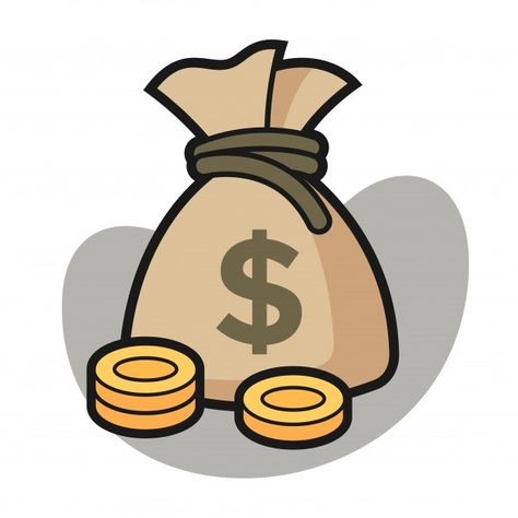 Bolsa de dinero con ilustración de dibuj... | Premium Vector #Freepik #vector #mano #dinero #dibujos-animados #dibujados-mano Money Animation, Community Helpers Preschool Activities, Coin Icon, Kids Cartoon Characters, Doodle Icon, History Projects, Art Bag, Line Illustration, Money Bag