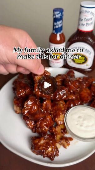 2.3K views · 127 reactions | Boneless Wings 
Brian Gerwig
Instructions: 
* Cut chicken breast in 1” in cubes
* Season your chicken with salt, pepper & garlic
* Add 2 eggs, 2 cups of milk and 1 bottle of Sweet Baby Ray’s Kickin’ BBQ Hot Sauce 
* Marinate chicken for at least 30 minutes, up to overnight 
* For the flour dredge, mix together 2 cups flour and 1 cup potato starch (sub cornstarch)
* Add 1/2 cup of marinade, slowly while whisky. This will create flakey bits to get that crunchy texture. Make sure to add the marinade slowly, to create small bits and not one big chunk
* Remove chicken from marinade, shaking off any excess and coating in the flour dredge. Make sure all parts are covered 
* Fry at 350° for 5-6 minutes, until golden brown 
* Toss your boneless wings in Honey BBQ and th Baby Ray, Marinate Chicken, Sweet Baby Ray, Boneless Wings, Honey Bbq, Potato Starch, Marinated Chicken, 2 Eggs, Shake It Off