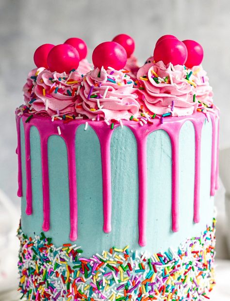 Birthday Room, Chocolate Yogurt, Designer Cakes, Smooth Cake, Cake Layers, Cake Decorating Ideas, Easter Baking, Cupcakes Cake, Funfetti Cake