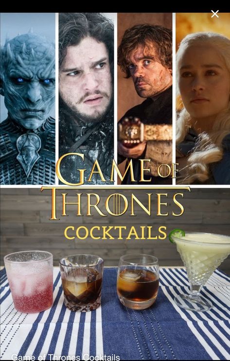 Game Of Theones, Game Of Thrones Drink, Game Of Thrones Cocktails, Make Drinks, Halloween Cocktail, Seasonal Drinks, Night King, Halloween Cocktails, How To Make Drinks