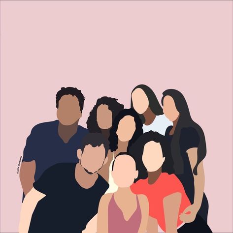 Family Aesthetic Highlight Cover, People Instagram Highlight Cover, Family Aesthetic Cartoon, Illustration Art Friends Group, Highlight Covers Instagram Friends, Friends Highlight Icon Instagram, Friends Icon Instagram Highlight, Family Instagram Highlight Cover, Friends Instagram Highlight Cover