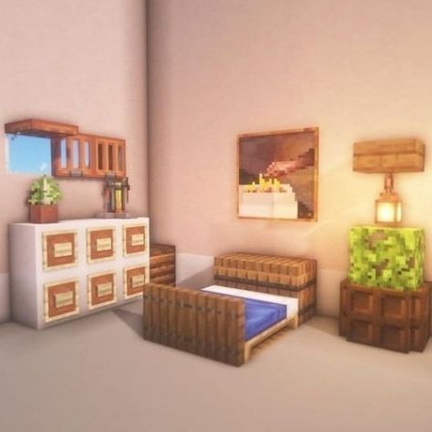 Minecraft Bedroom Ideas To Build, Bedroom Ideas Cozy Romantic, Bedroom Minecraft, Case Minecraft, Minecraft Houses Survival, Minecraft Bedroom, Minecraft Crafts, Minecraft Architecture, Minecraft Projects