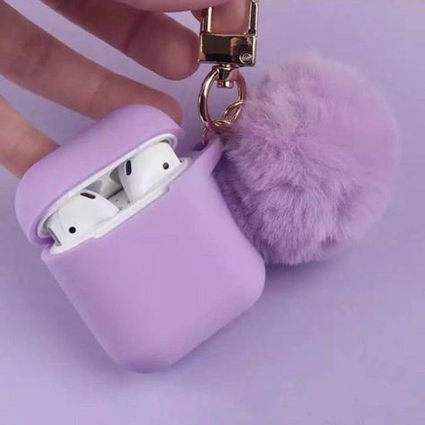 Fone Apple, Carcase Iphone, Cute Ipod Cases, Cute Headphones, Purple Iphone Case, Purple Cases, Purple Vibe, Lavender Aesthetic, Earbuds Case