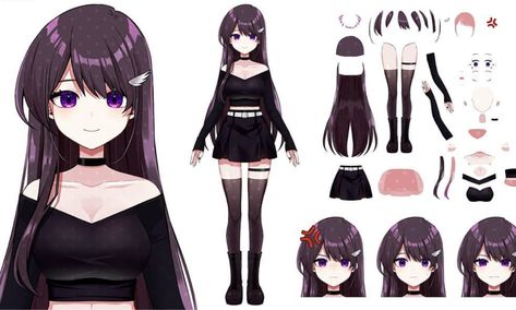 Arm Drawing Anime, 3d Vtuber Design Ideas, Vtuber Avatar Ideas, Vtuber Model Sheet Template, Vrchat Avatar Ideas, Vtubers Models, Clothes Physics, Vtuber Body Base, Vtuber Model Ideas