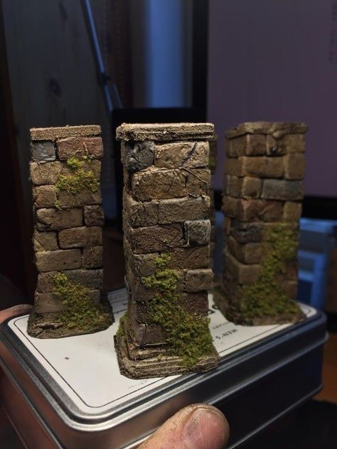 Dnd Terrain Diy, Dnd Diy, Dnd Terrain, Foam Carving, Dnd Crafts, Dnd Minis, Nerd Crafts, Warhammer Terrain, Miniature Bases