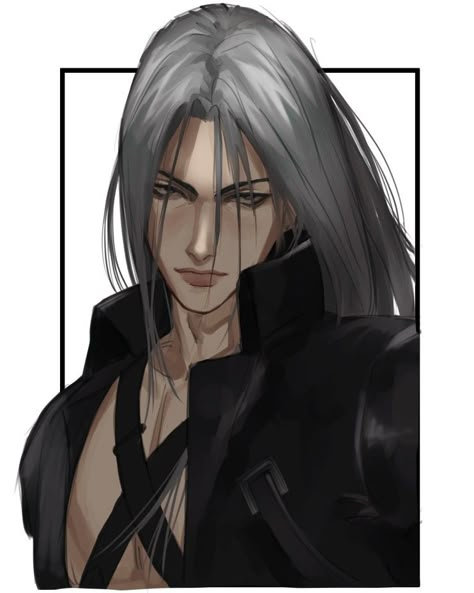 Sephiroth Fanart, Sephiroth Art, Ff7 Sephiroth, Sephiroth X Cloud, One Winged Angel, Final Fantasy Sephiroth, Final Fantasy Cloud, Winged Angel, Final Fantasy Collection