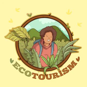 Free Vector | Eco tourism landing page template Ecotourism Design, D Logo Design, Eco Tourism, Eco City, Bag Illustration, D Logo, Isometric Illustration, Website Template Design, Landing Page Template