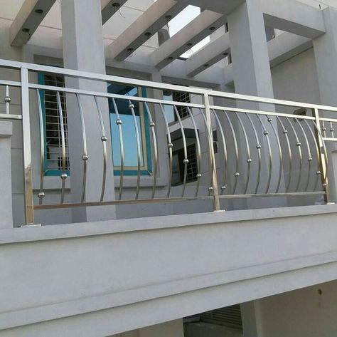 wood railing projects modern backyard fence laser and water jet outdoor walls decorative screen panels Steel Railing Design Balconies Modern, Balcony Railing Design Stainless Steel, Steel Railing Design Balconies, Reling Design, Steel Grill Design, Steel Stair Railing, Grill Designs, Modern Window Grill, درج السلم