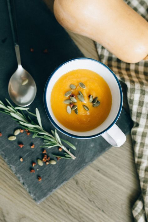 Why Breakfast Soup Changed My Life - Organic Olivia » Organic Olivia Ayurvedic Breakfast, Breakfast Soup, Ayurvedic Recipes, Food For Digestion, Soup Diet, Squash Soup, Butternut Squash Soup, Orange Recipes, Pumpkin Soup