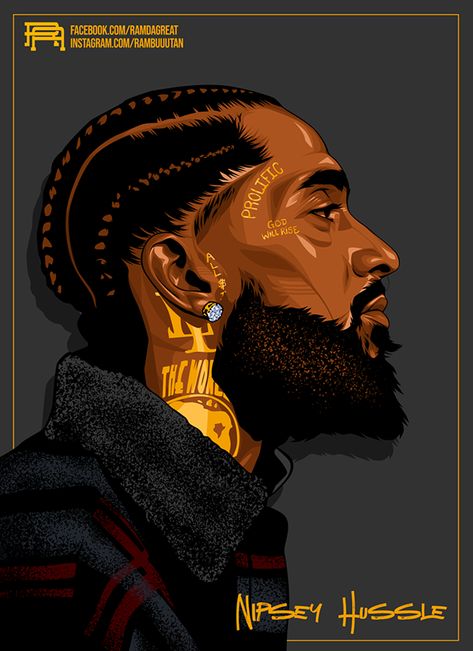 Nippsey Hussle on Behance Nipsey Hussle Wallpaper Iphone, Nipsey Hussle Wallpaper, Hop Illustration, Hip Hop Illustration, Bee Beyonce, Colorful Fashion Photography, Kung Fu Kenny, Queen Bee Beyonce, Nipsey Hussle