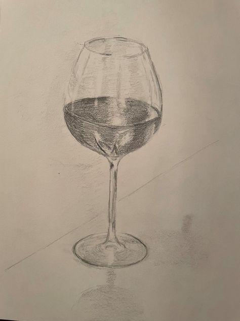 Shiny Drawing, New Years Eve Drawing, Wine Glass Sketch, Wine Drawing Sketches, Broken Wine Glass Sketch, Wine Glass Spilling Drawing, Wine Glass Pencil Sketch, Glass Of Champagne, Pencil Drawings