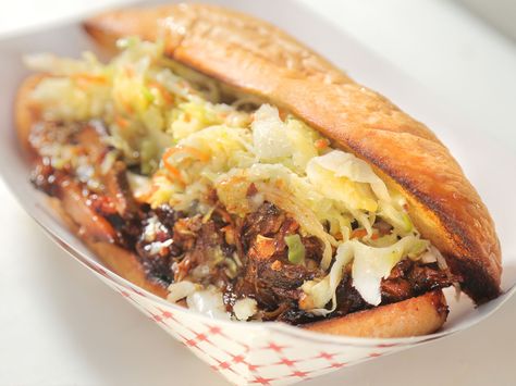 Get this all-star, easy-to-follow Root Beer Pulled Pork recipe from Diners, Drive-Ins and Dives