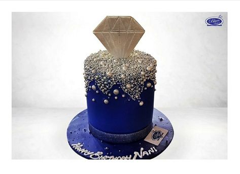 Diamond Jubilee Cake, Diamond Jubilee Theme Party, Jubilee Cake, Diamond Cake, 37 Birthday, 37th Birthday, Denim And Diamonds, Anniversary Cake, Birthday Cake Kids