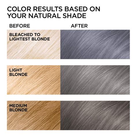 Smokey Silver Hair, Loreal Grey Hair Dye, Loreal Ash Blonde, Loreal Professional Hair Color Chart, Loreal Paris Hair Color, L’oréal Hair Color Chart, Cherry Brown Hair, Silver Hair Dye, Lady Locks