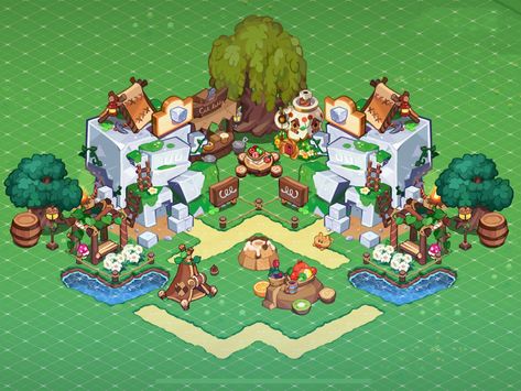 Cookie Run Kingdom Layout Smithy, Cookie Run Kingdom Full Layout, Cookie Run Kingdom Halloween Layout, Sugar Quarry Layout Cookie Run, Cookie Rub Kingdom Layout, Aesthetic Cookie Run Kingdom Layout, Cookie Tun Kingdom Ideas, Cookie Run Kingdom Decorate, Crk Kingdom Layout Ideas Production