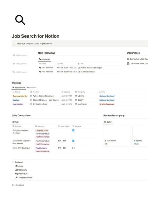 notion template free download Job Search Journal, Job Application Tracker Notion, Notion Job Template, Job Hunting Notion Template, Job Application Notion Template, Notion Job Applications, Job Search Template, Learn Notion, Ppt Inspiration