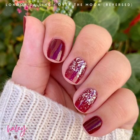 Bird Nail Art, Color Street Mixed Mani, Belle Nails, Nail Color Combos, Mixed Mani, Instagram London, Cardinal Bird, Nail Art Wedding, Street Nails