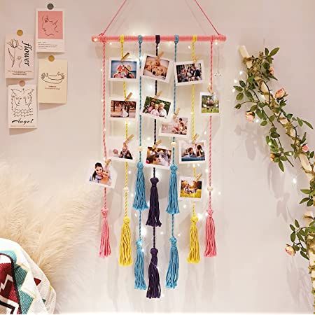 Amazon.com: Purple Star Moon Dream Catcher, Teen Girl Gift, Women Gift, Room Decor, Birthday Gift, Boho Decor, mom Gift, Dream Catcher, Purple Decor, Moon Decor : Home & Kitchen Hanging Photo Display, Teenage Girl Room, Frame Wall Collage, Wall Collage Decor, Wall Decor Lights, Purple Decor, Birthday Gifts For Grandma, Moon Decor