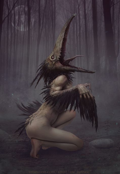 ArtStation - Transformation, Sam Fuller Dark Creatures, Arte Peculiar, Eldritch Horror, Horror Monsters, Cosmic Horror, 다크 판타지, Monster Concept Art, Gothic Horror, Fantasy Creatures Art