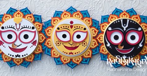 Jagannath Ji Lippan Art, Lord Jagannath Lippan Art, Krishna Diy Craft, Jagannath Painting Art Mandala, Jagannath Craft, Jagannath Painting Art Acrylic, Jagannath Ji Painting, Jagannath Lippan Art, Jagannath Mandala Art