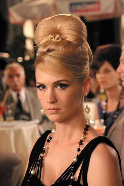 Betty Draper Mad Men Makeup, Mad Men Party, 1960s Hair, Mad Men Style, 60s Hair, Betty Draper, Mad Men Fashion, January Jones, Don Draper