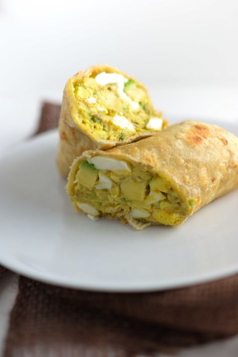 Egg Salad Wrap, Healthy Egg Salad, Avocado Wrap, Salad Wrap, Healthy Sandwich Recipes, Egg Wrap, Healthy Lunch Snacks, Avocado Egg Salad, Salad Wraps