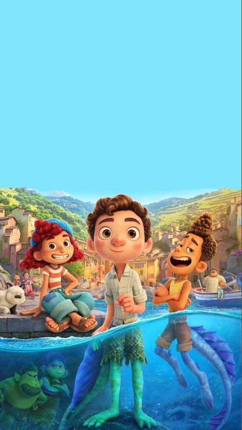 Luca Movie - Disney Pixel | Wallpaper kartun, Wallpaper ponsel disney, Gambar seni ilustrasi Luca Wallpaper Iphone, Lucca Disney, Luca Wallpaper, Luca Movie, Luca Disney, Pixel Wallpaper, Lucas Movie, Disney Characters Wallpaper